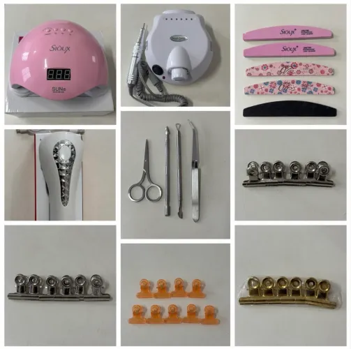 Kit completo de materiais para unha - profissional