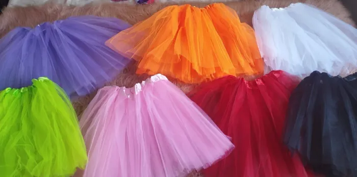 Saias de tule carnaval feminino adulto veste p ao g
