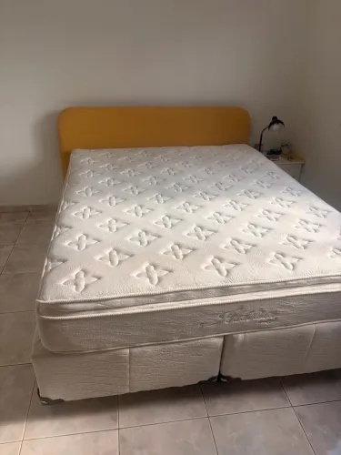 Cama Box + Colchão Molas Ensacadas Umaflex Itália Queen