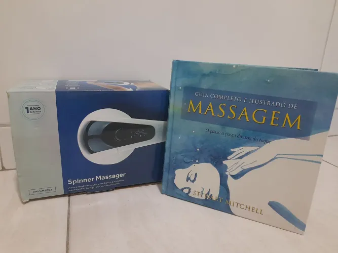 Massageador Elétrico Relaxmedic + Livro de Massagem (brinde)