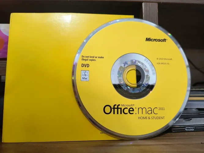 Microsoft Office:mac 2011 Home & Student (Mídia Física + Serial Original)