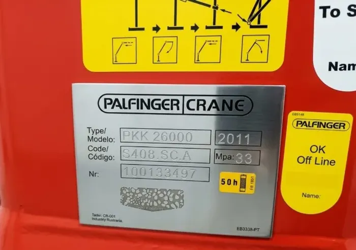 ? MUNK MADAL PALFINGER PKK 26000 ADVANTAGE -  À VENDA! 