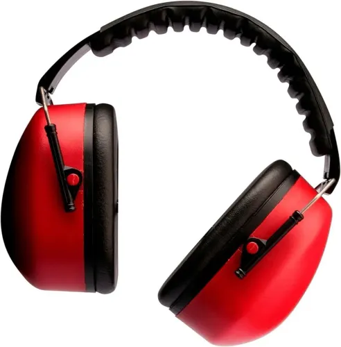 Abafador de Som e Ruído / 3M, Muffler 1 unidade - Vermelho e Preto
