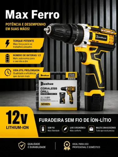 Furadeira/ parafusadeira a bateria 