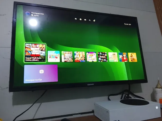 X box séries s com jogos
