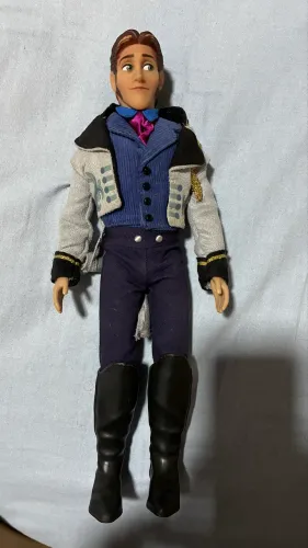 Boneco vilão Hans Frozen Disney colecionador