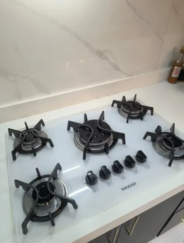 Cooktop Suggar Branco 5 Bocas