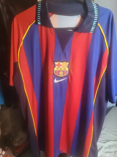 Camisa barcelona rivaldo 2001/ 2002 / tamanho m
