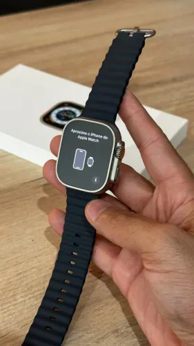 Apple Watch Ultra 2 49mm Silver GPS + Cellular 4G - Saúde da bateria 92%! Loja física! 18x