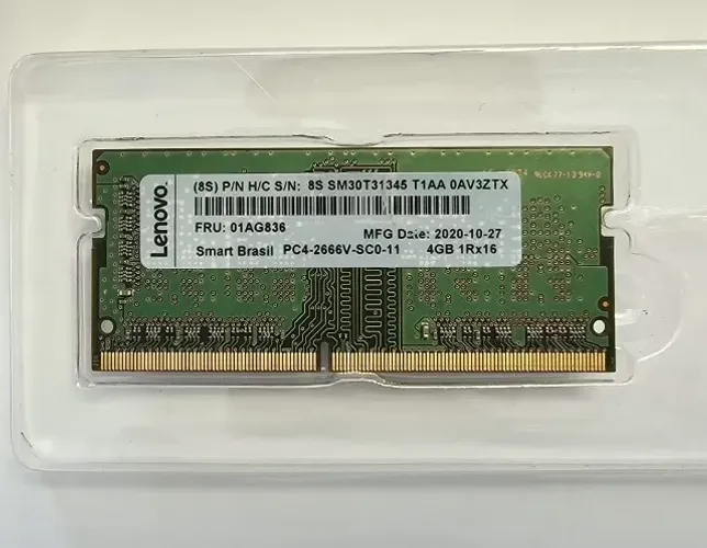 Memória RAM SMART 4 GB DDR4 2666MHZ So-dimm - NOTEBOOK