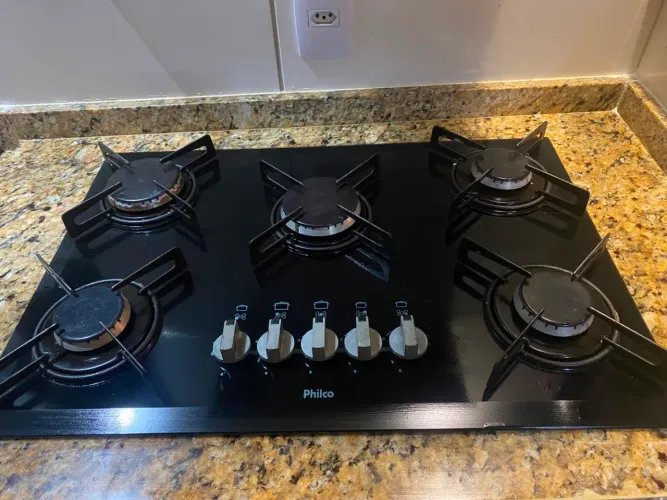 Fogão cooktop 5 bocas