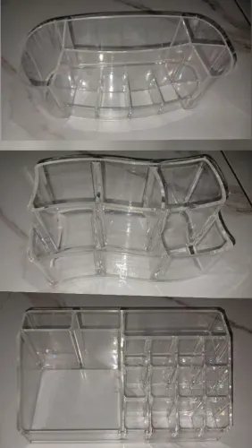 Vendo 3 depósitos de acrílico no valor 50 reais!