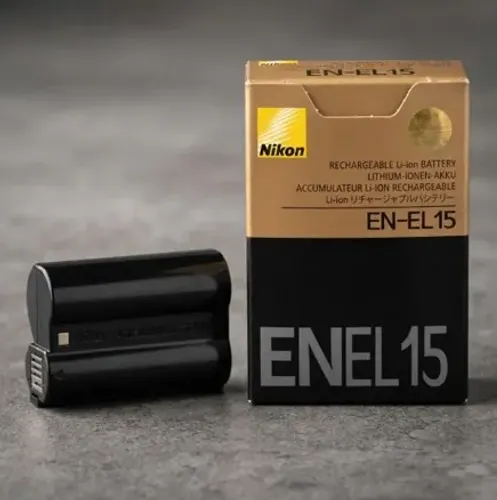 Nikon Bateria En-el15 para câmeras dslr D750 D7500 original na caixa com manual.