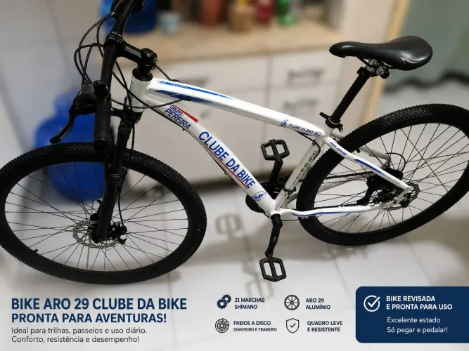 Bike Aro 29 Freio a Disco Dianteiro e Traseiro + Suspensão Dianteira - Excelente Estado ?