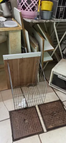 Sucata forno elétrico, MDF e espelho 