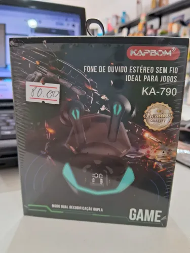 Fone de Ouvido Kapbom KA-790 Ideal para Jogos