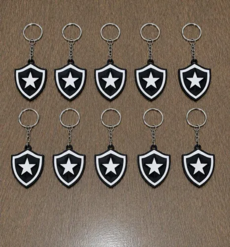 Kit 10 chaveiros do Botafogo em 3D Atacado