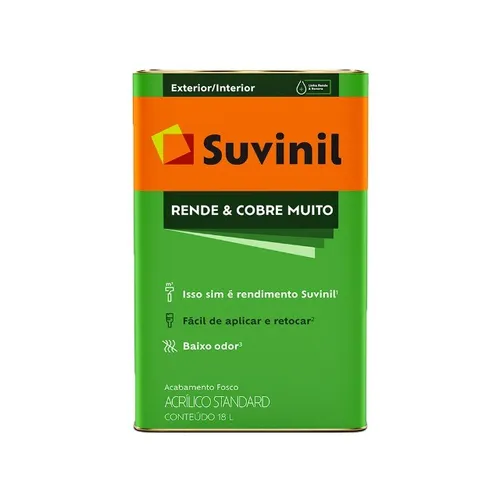 Tinta Suvinil 18L - Alta Cobertura | Menor Preço DF | Pronta Entrega Rende muito