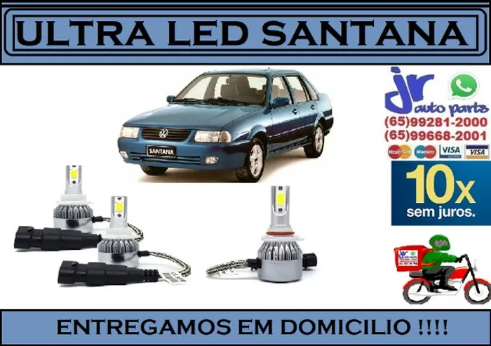 Lampada Ultra LED (Minha)Santana 6000K 12V 24V