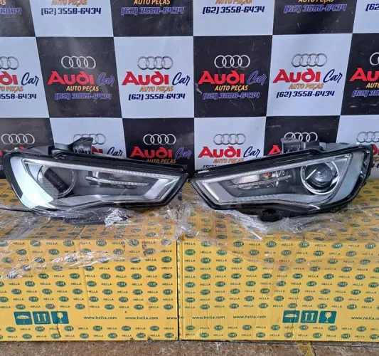 PAR de Faróis Audi A3 2013 até 2016 Novo Original loja fisica em goiania @audicarautopecas