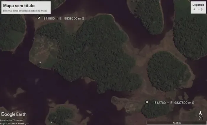 ilha no lago de balbina