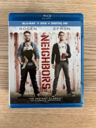 Blu-Ray Vizinhos. Importado. Sem legendas em Inglês.