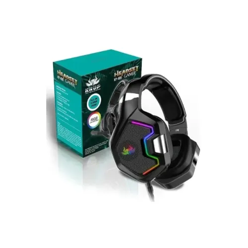 (NOVO) Fone Headset Gamer RGB Knup KP-489