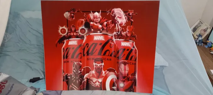 Banner Coca-Cola Marvel