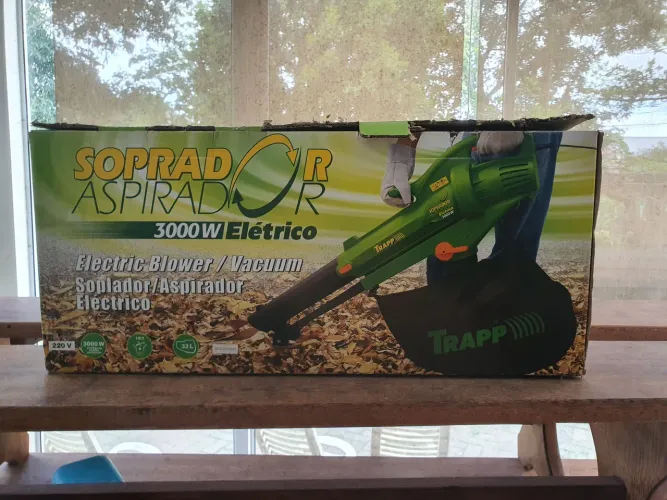 TRAPP Soprador Aspirador de folhas Elétrico Trapp 3000W