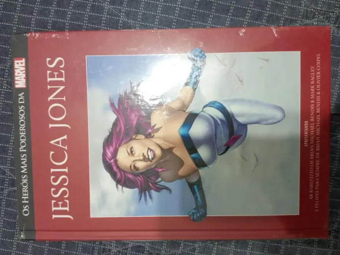 Hq Marvel salvat capa vermelha jessica Jones lacrada