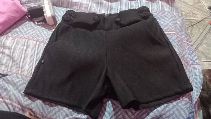 Short Preto Feminino