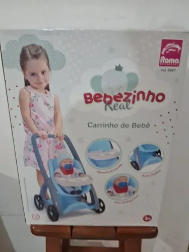 Carrinho de Bebê Bebezinho Real - Roma Brinquedos