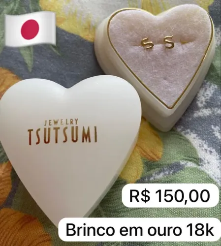 Brinco infantil em ouro 18k