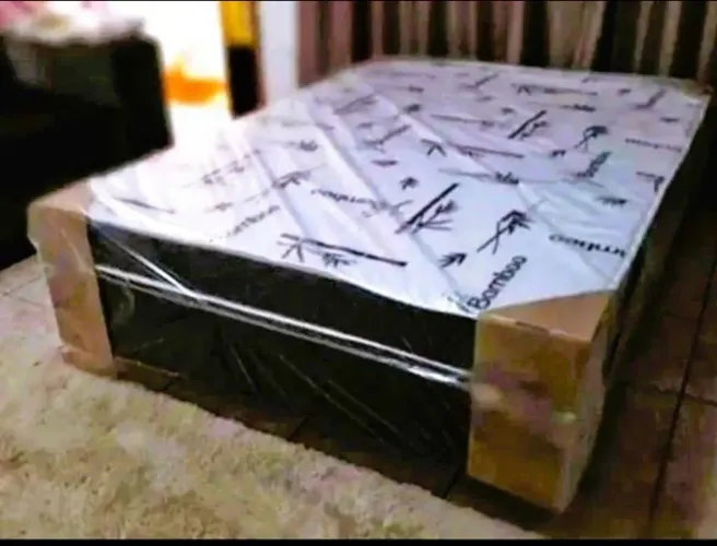 Cama box casal acoplada  com espuma de 05 cm  