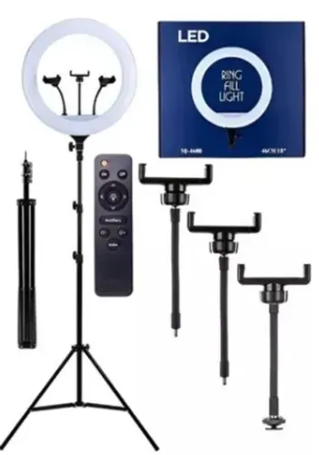 Ring Light Profissional Yq-360b 14 Pol Original 3 Suportes