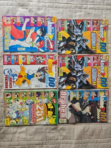 Lote Revistas Anime DO 2000 e Comix Milênio