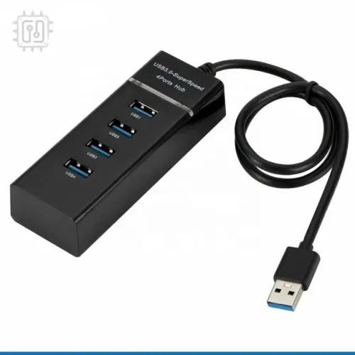 Hub Usb Expansor 4 Portas 3.0 Alta Velocidade 5gbps 5v 30 Cm