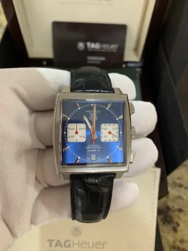 Relógio Tag Heuer Monaco Steve MacQueen Calibre 12 completo