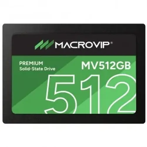 HD SSD 512GB 2.5" MACROVIP SATA 3.0 (6 GB/S) LEITURA:520MB/S E GRAVAÇÃO: 450MB/S - MV512GB