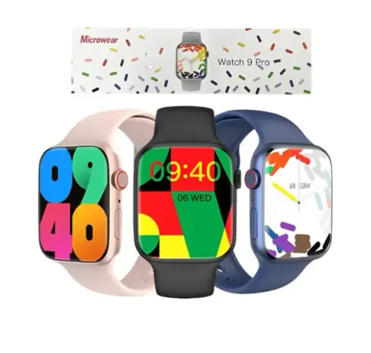 Smartwatch 9 Pro lançamento 2025 compatível c/ iPhone Samsung Motorola 47mm com tela HD