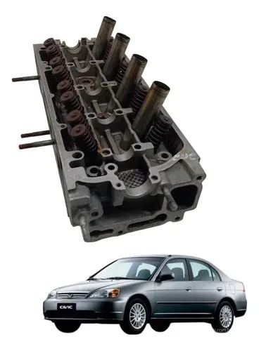 Cabeçote Motor Honda Civic 2001 2002 2003 Revisar