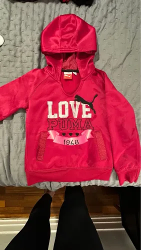Moletom Puma Infantil Rosa - Original