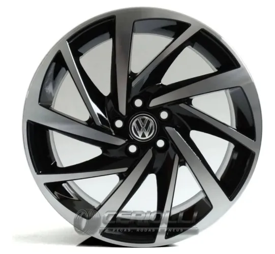 jogo de rodas,aro 17,preto diamantado semi novas