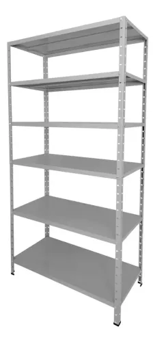 Estante de aço na cor cinza 40cm