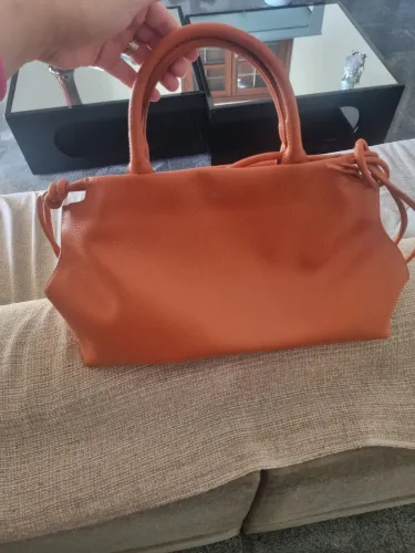 Bolsa Arezzo Laranja em Couro