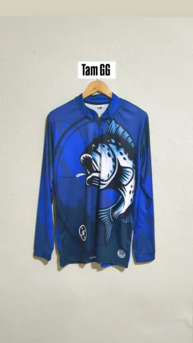 Camisa de pesca com proteção UV