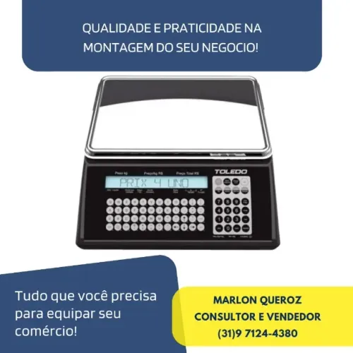 Balança Digital Etiquetadora Prix 4 Nova