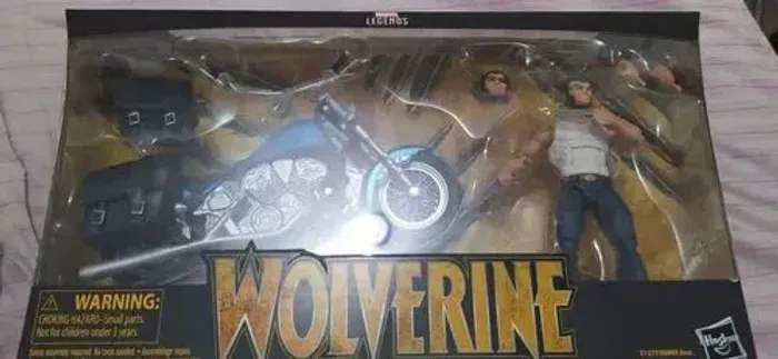 Wolverine e sua Moto - Figura de Ação Hasbro bike