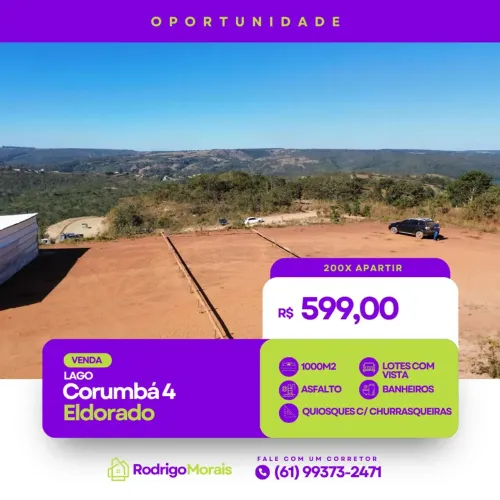 Imóvel para venda tem 1000 metros quadrados em Paranoá Parque - Brasília - DF