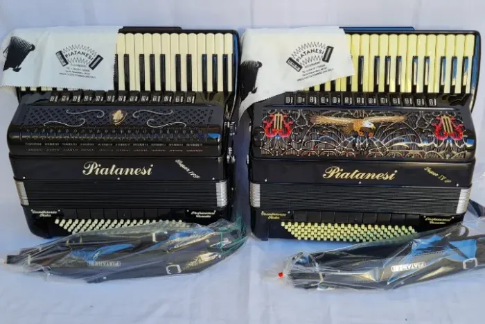 Acordeon 120 baixos Piatanesi 4s e Águia Nova Professional Cassotto